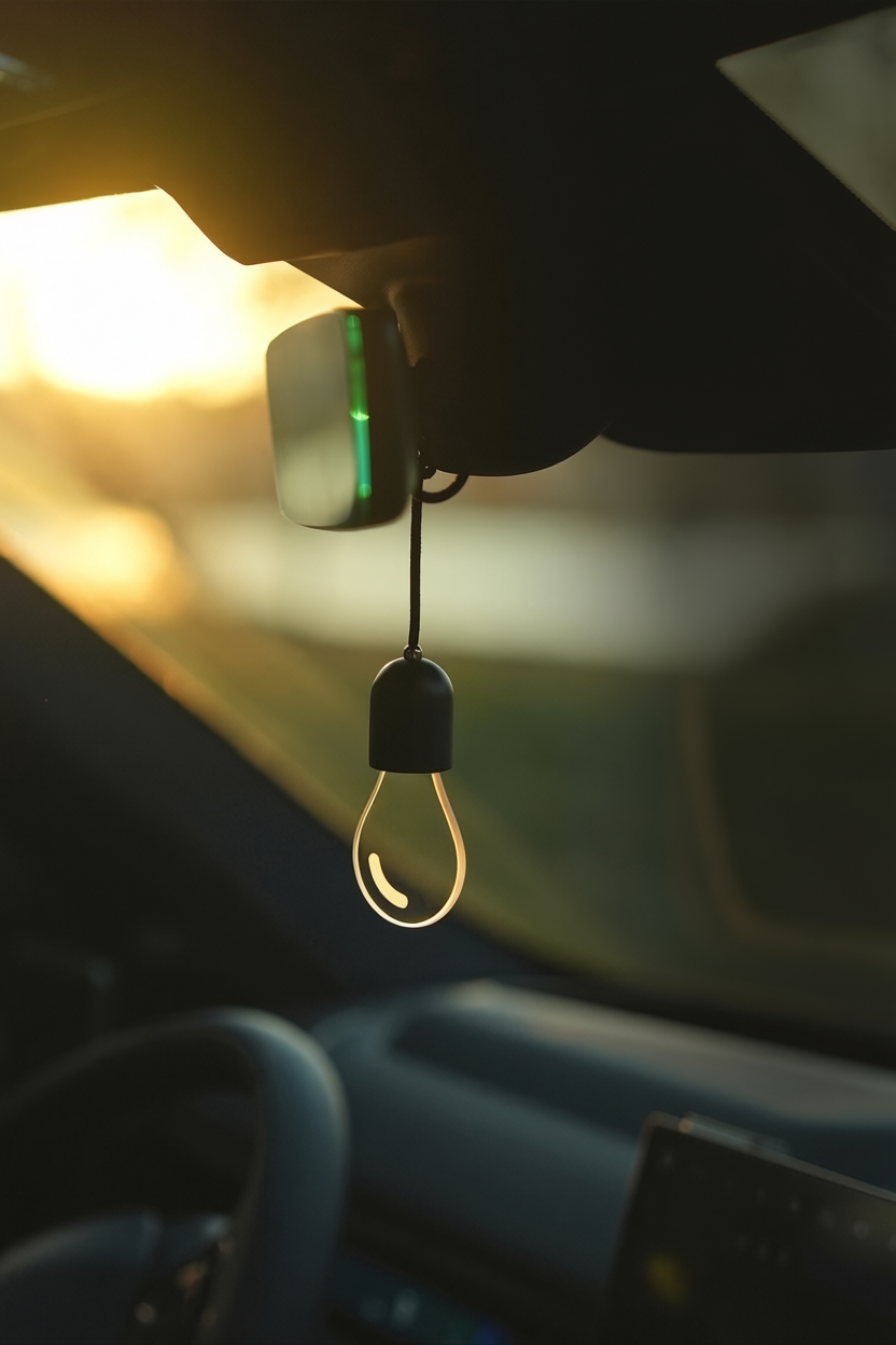 DashGlow Mini Araç İçi LED Ampul – Sıcak Ambiyans Işığı | Zamanlayıcılı & Sürekli Mod