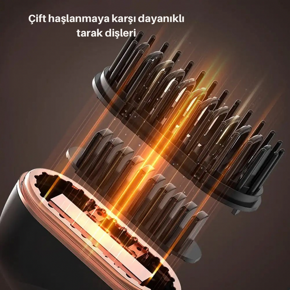 Kablosuz Saç Düzleştirici Tarak Negatif İyon